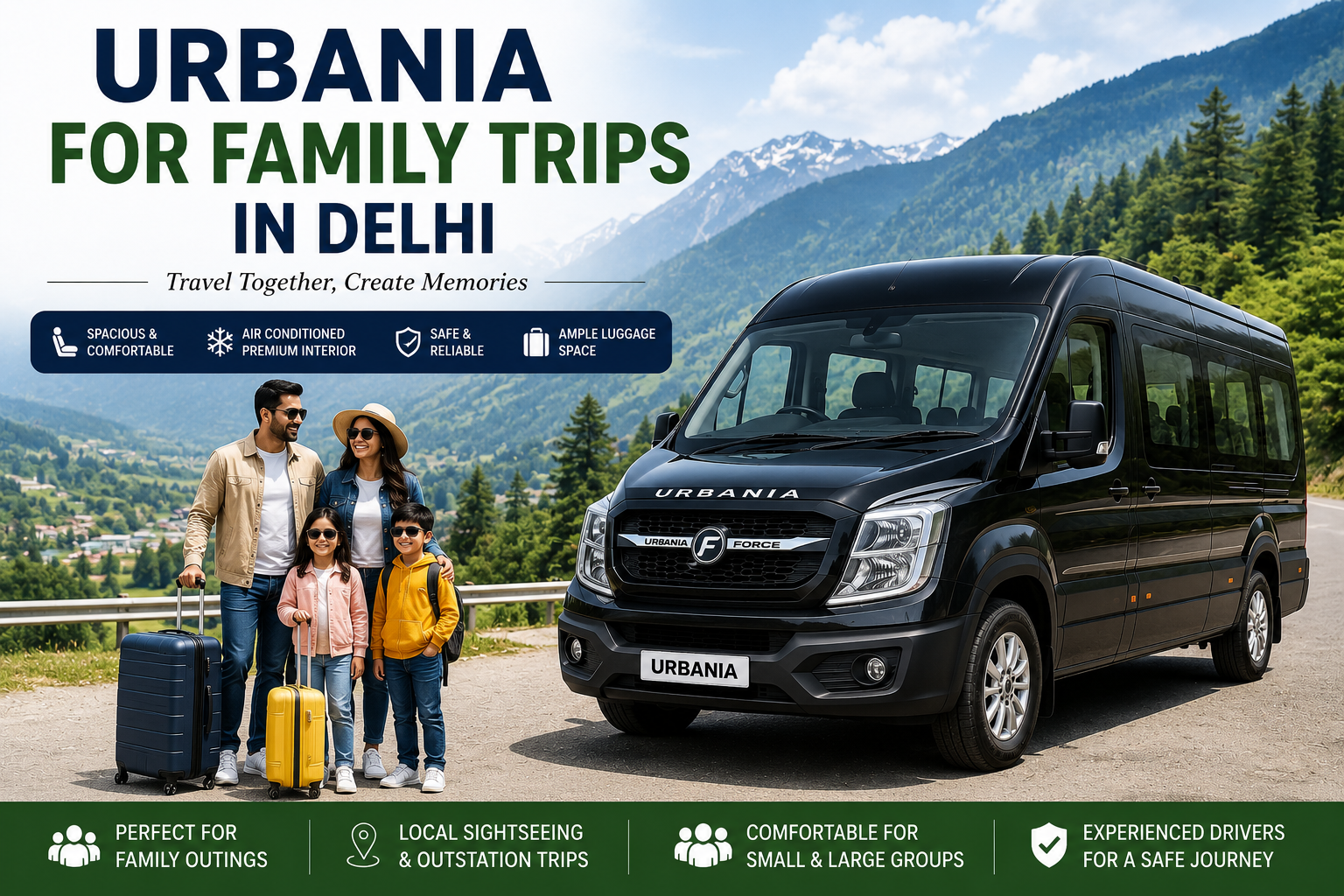Force Urbania for family trips in Delhi